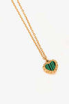 18K Gold Plated Heart Pendant Necklace